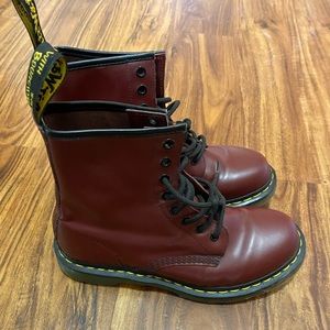 Dr. Martens boots red